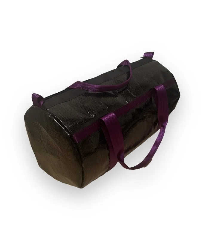 Medium Duffel - Carbon with Purple
