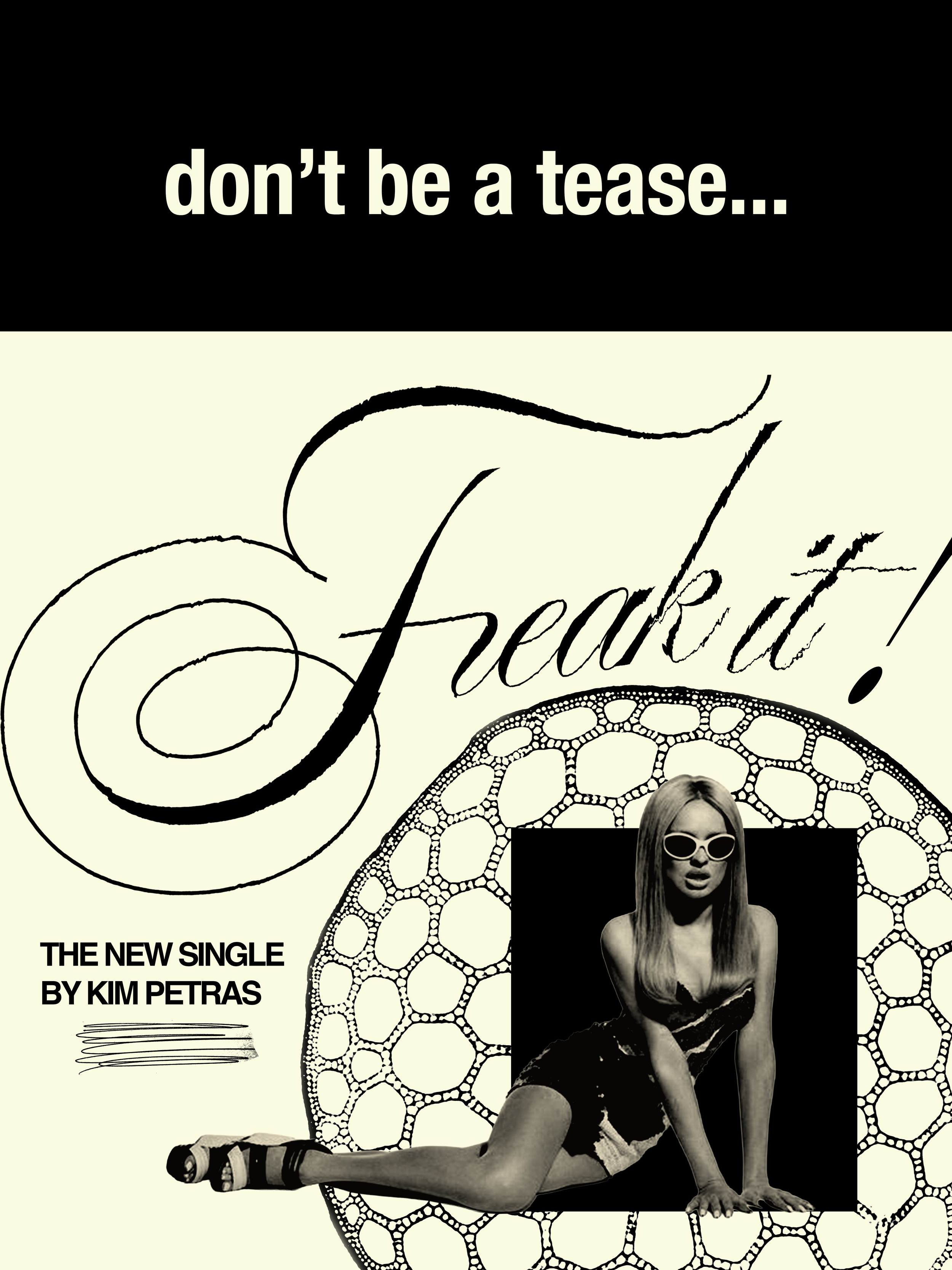 Promotional Poster for Kim Petras' new single 'Freak It'