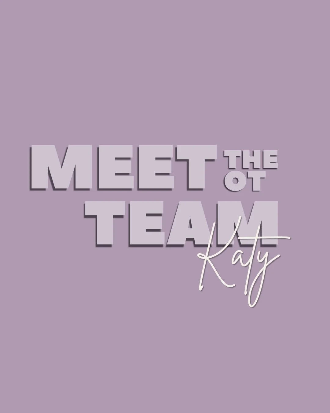 Bring &lsquo;em out, bring &lsquo;em out 📢

In honor of OT Month, meet our amazing Katy OT team! 💜✨

We&rsquo;re so proud of the passion, creativity, and heart they bring to every session&mdash;helping our kids grow, thrive, and succeed every day ?