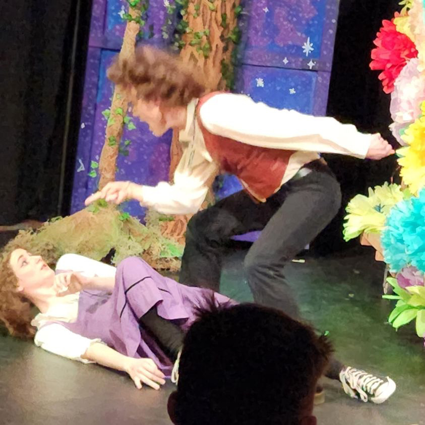 Eve Devitt as Hermia in A Midsummer Night's Dream