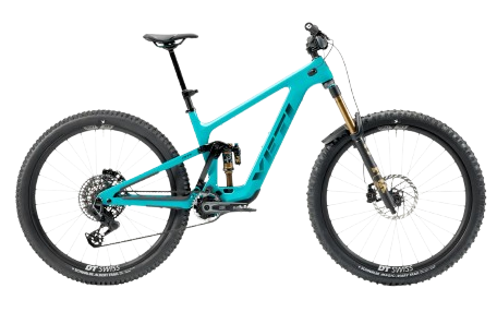 The Yeti MTe T3 X0 AXS Transmission E-Mountain Bike sets a new benchmark for lightweight e-MTBs, with mountain bike performance as priority number one, two, and three.
