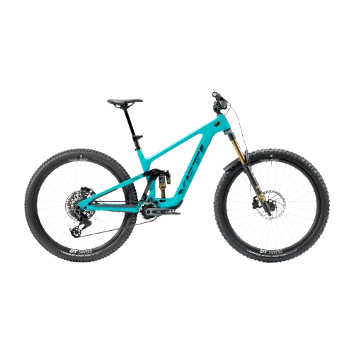 The Yeti MTe T3 X0 AXS Transmission E-Mountain Bike sets a new benchmark for lightweight e-MTBs, with mountain bike performance as priority number one, two, and three.