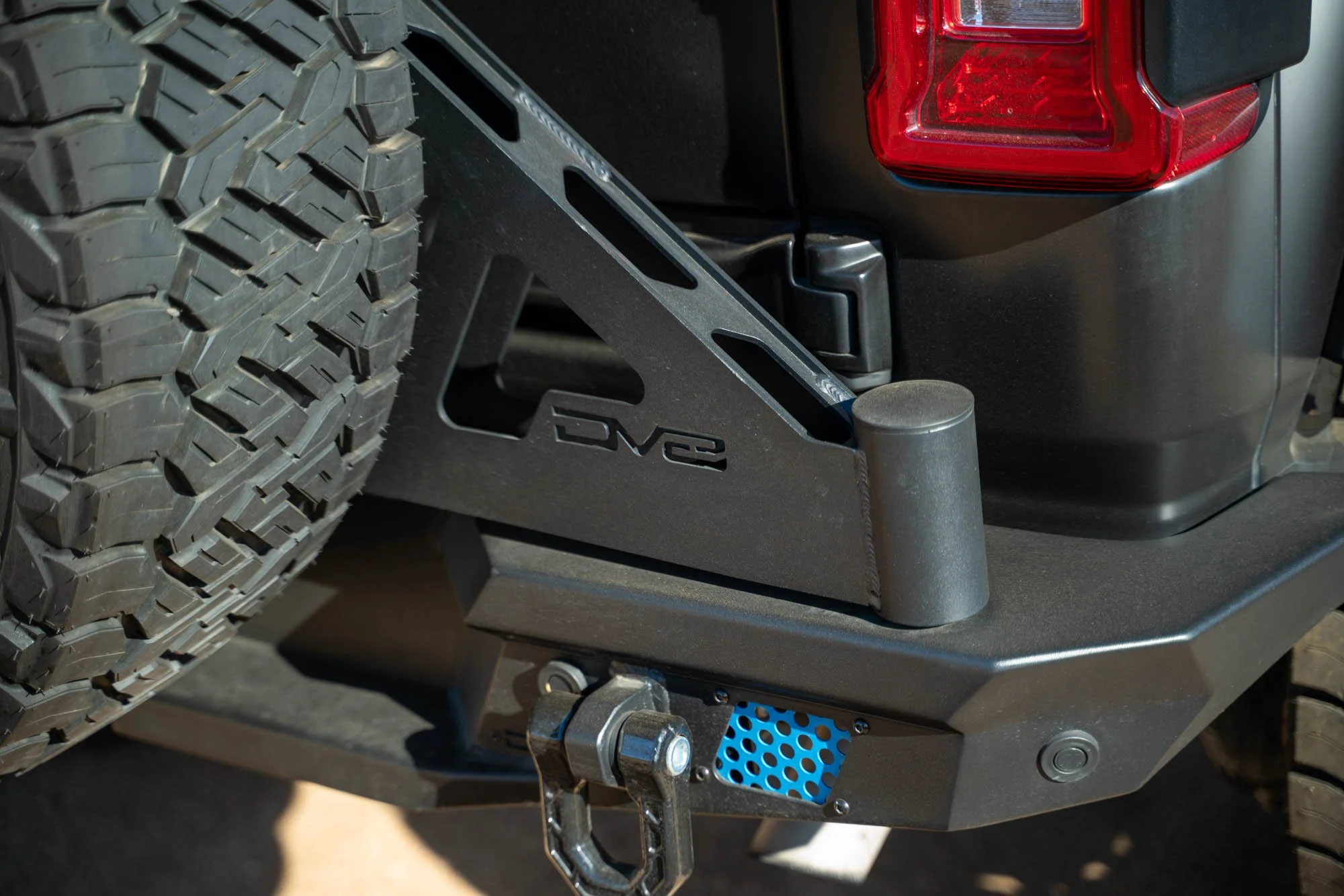 DV8 Offroad — Jeep Wrangler JL MTO Series Bumper Spare Tire Swing Gate