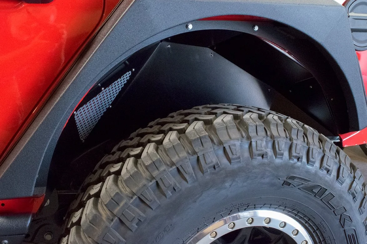 DV8 Offroad — Jeep JL Rear Inner Fenders Black