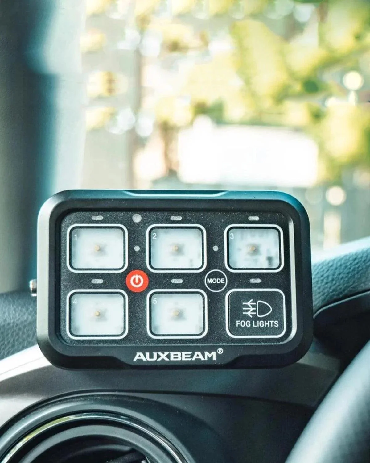 Auxbeam - AR Series 6 Gang LED Switch Panel, Off Road Light Controller