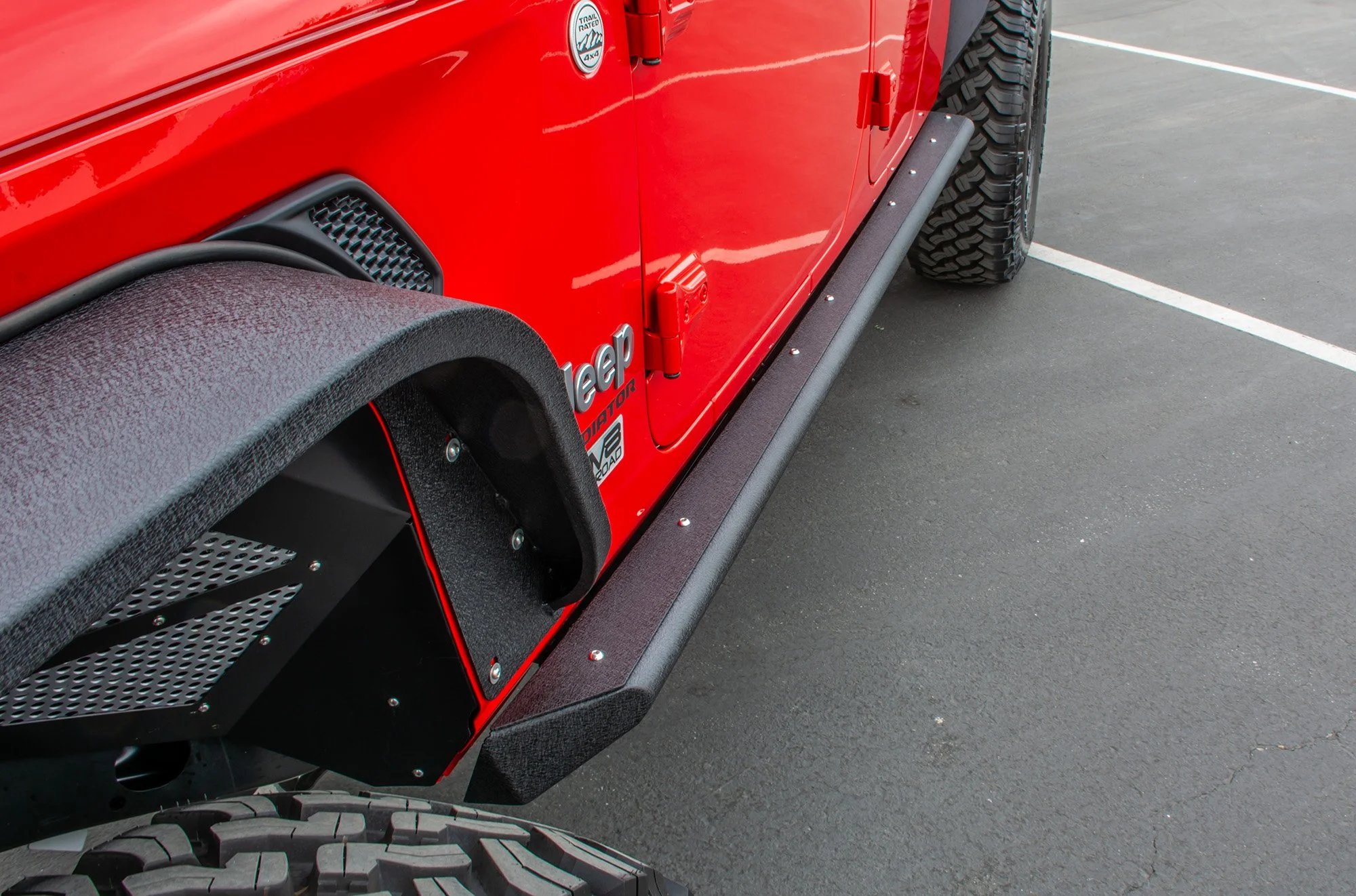 DV8 Offroad — Jeep Gladiator JT Rock Sliders With Step