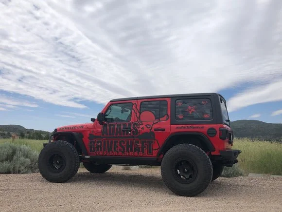 Jeep JL Rear Extreme Duty Series Solid 1310 CV Driveshaft  — Adams Forged - 4XE 2 Door Models