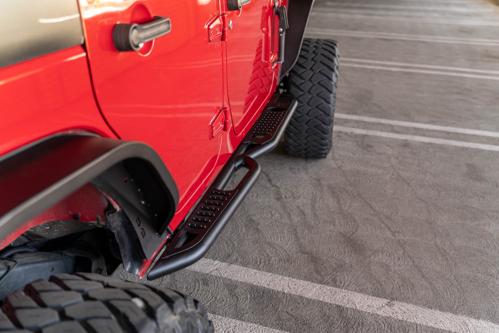 DV8 Offroad — 4-Door Jeep Wrangler JK OE Plus Side Steps