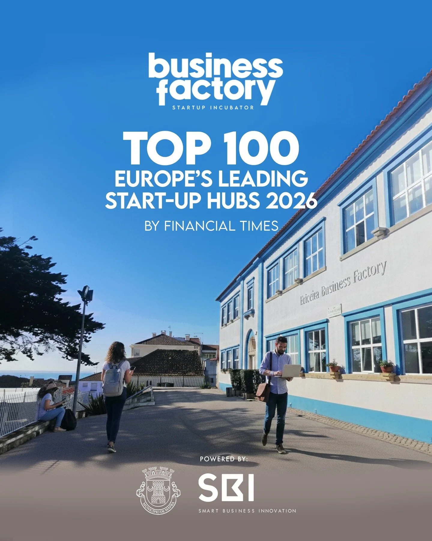 💥 A Business Factory foi reconhecida como um dos 𝗘𝘂𝗿𝗼𝗽𝗲&rsquo;𝘀 𝗟𝗲𝗮𝗱𝗶𝗻𝗴 𝗦𝘁𝗮𝗿𝘁-𝗨𝗽 𝗛𝘂𝗯𝘀 𝟮𝟬𝟮𝟲, ocupando a 87&ordf; posi&ccedil;&atilde;o entre 180 incubadoras e aceleradoras europeias, entre as quais 12 portuguesas, que int