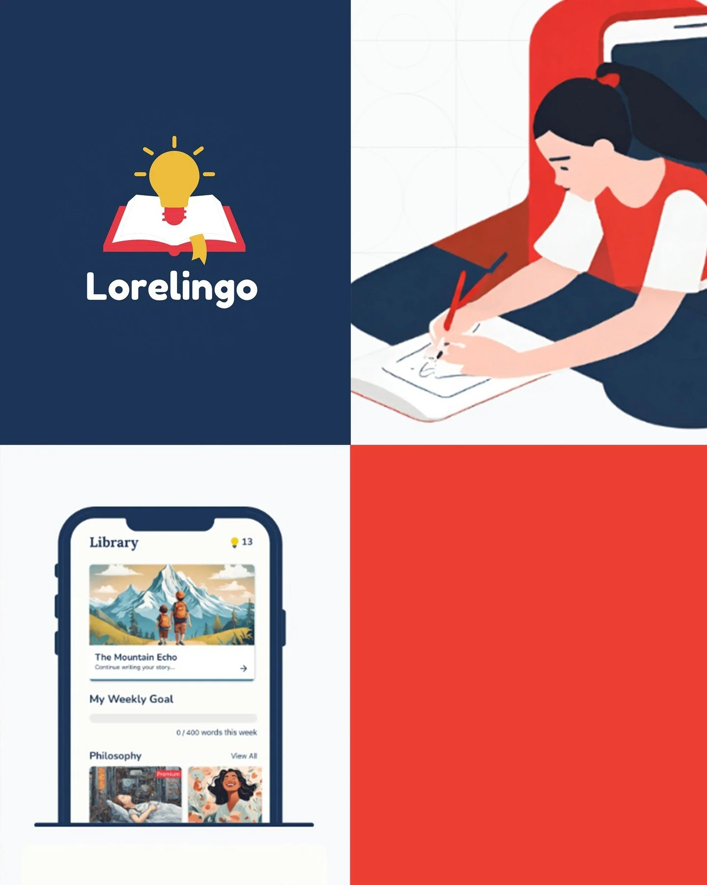 Conhe&ccedil;a o Lorelingo &eacute; um est&uacute;dio de tecnologia lingu&iacute;stica incubado na Business Factory que concebe aplica&ccedil;&otilde;es de aprendizagem modernas e gamificadas para tornar a escrita mais clara e confiante. 

🇫🇷 O seu