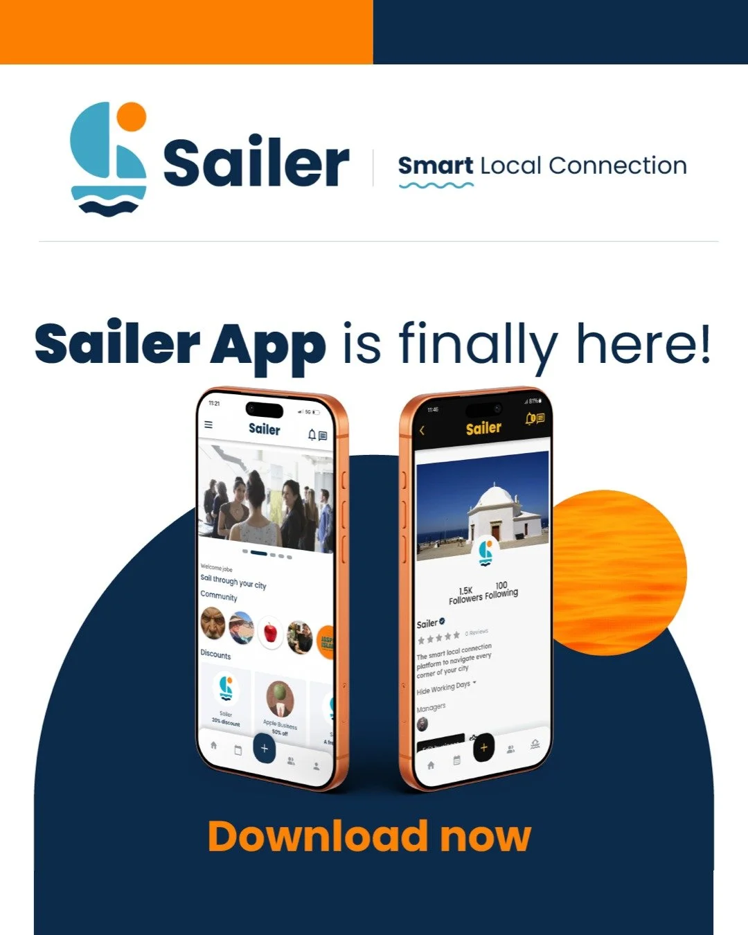 ⛵️ @sailerapp, plataforma que interliga comunidades locais com atividades, eventos e produtos &uacute;nicos, contribuindo para a dinamiza&ccedil;&atilde;o do turismo e cultura, acaba de lan&ccedil;ar a sua nova app permitindo aos usu&aacute;rios cone