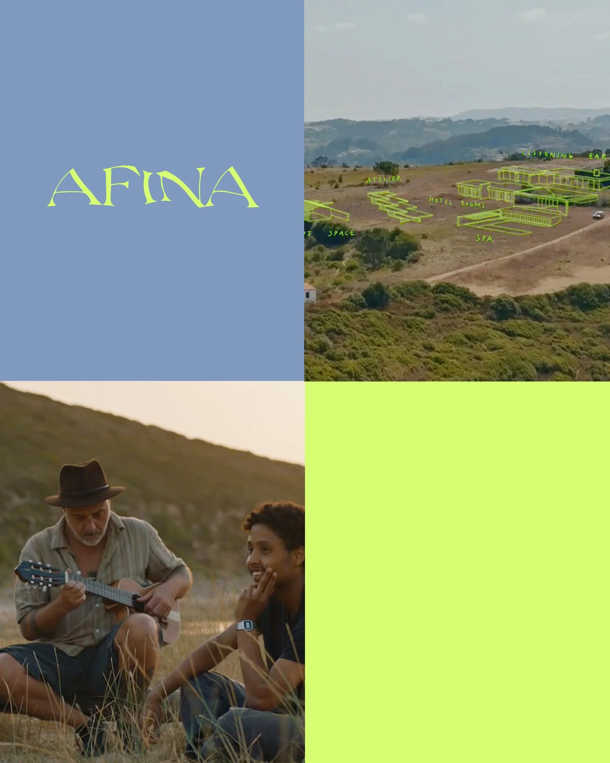 🎨🌳 Afina, um lugar para estar, um mundo para criar. Um m&aacute;gico peda&ccedil;o de terra situado na Carvoeira, ainda com projeto em desenvolvimento, para artistas e amantes da Arte. Esta &eacute; a miss&atilde;o de um projeto, incubado na Busine