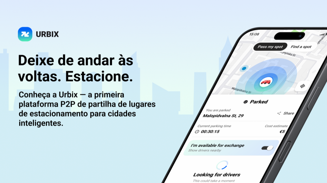 URBIX lança campanha de crowdfunding comunitário para piloto de estacionamento colaborativo na Ericeira