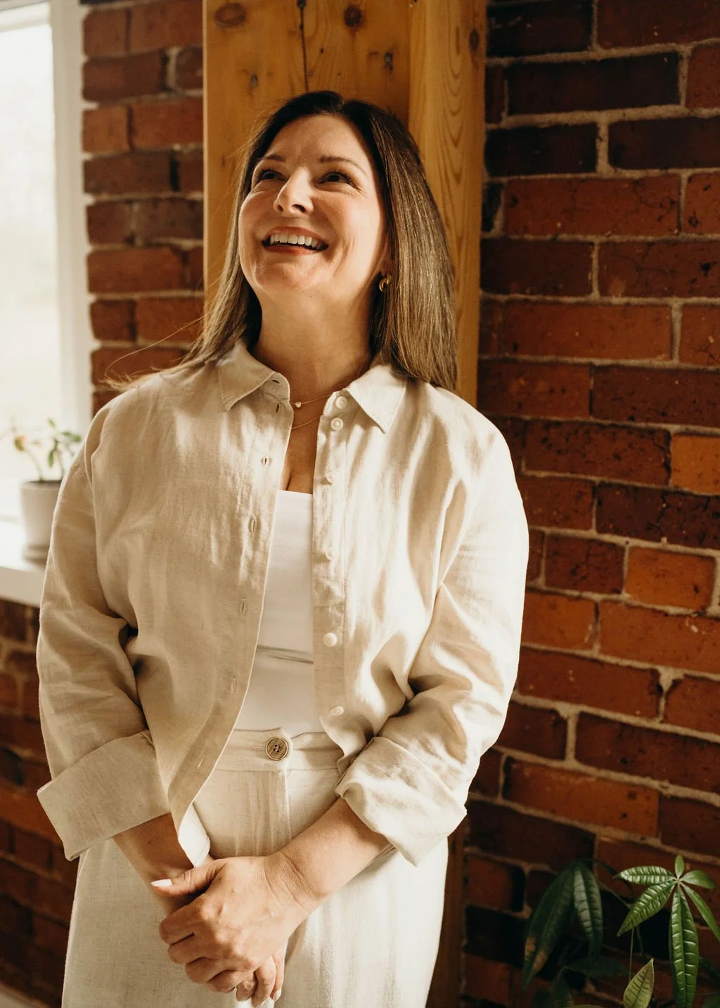 Kristie LaRocca, Energy Healer and Medium, in her office in Rollinsford, NH