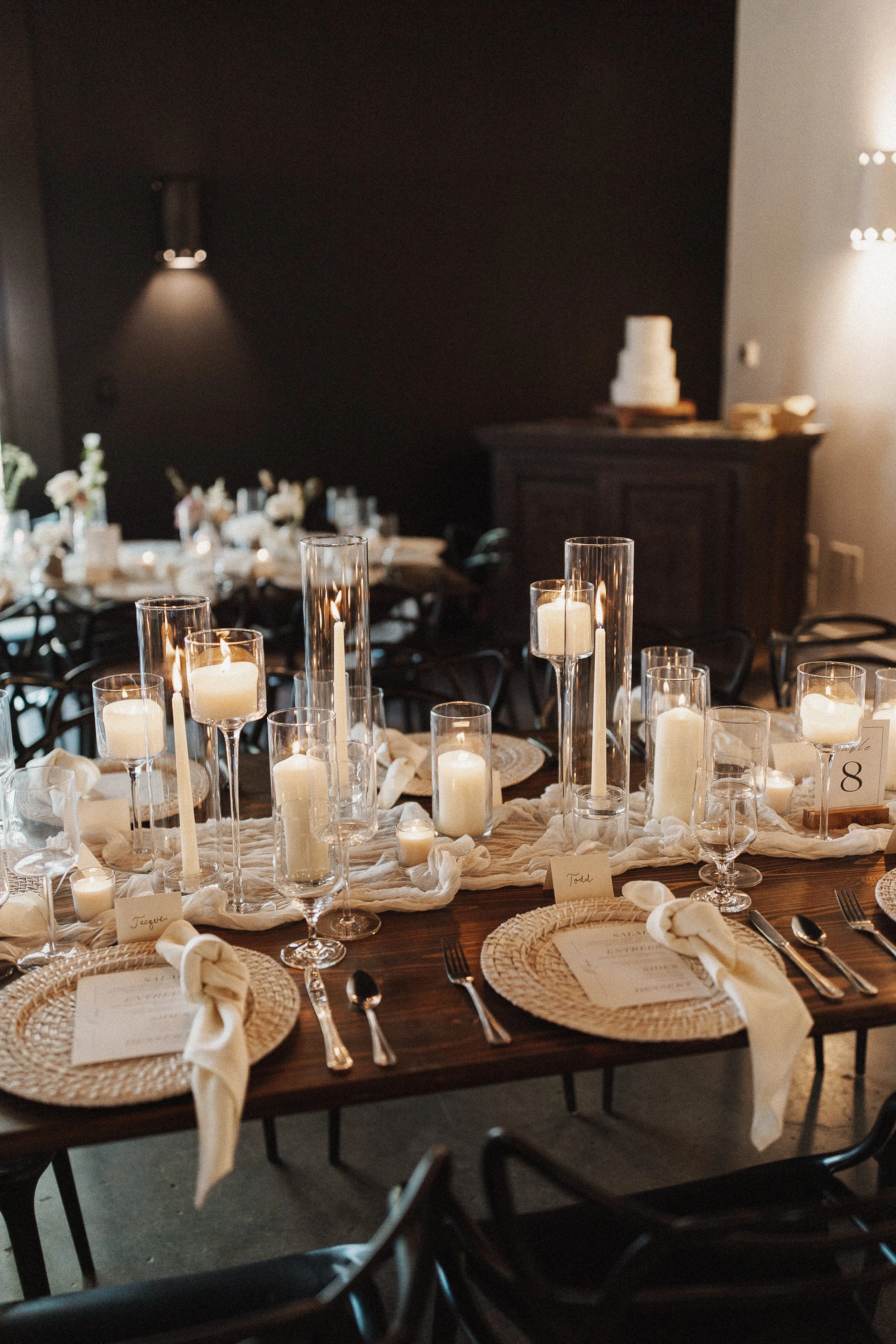 Reception planned by dfw wedding planner Delighted Weddings