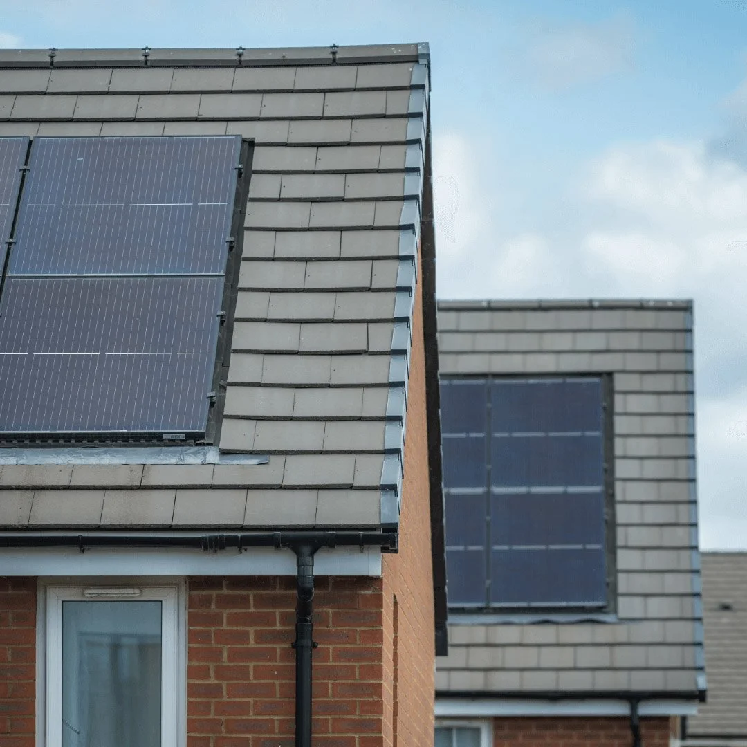 Solar installed on roof of development