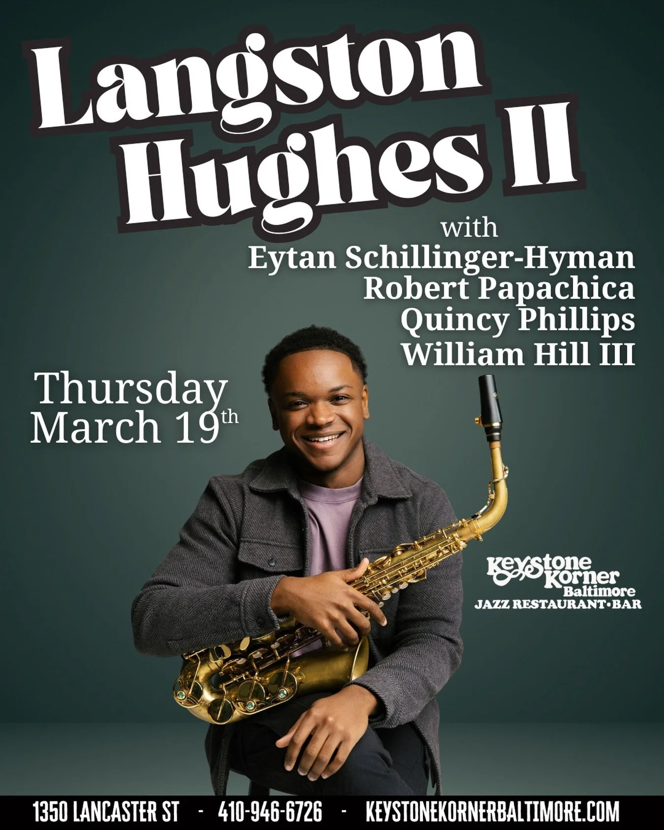 It&rsquo;s early, but I wanted to share this now &mdash; we&rsquo;re returning to the @keystonekorner on March 19th at 7 PM! 🙌🏾✨

Last year&rsquo;s show was truly special, and I can&rsquo;t wait to come back and share some new music with you all. I