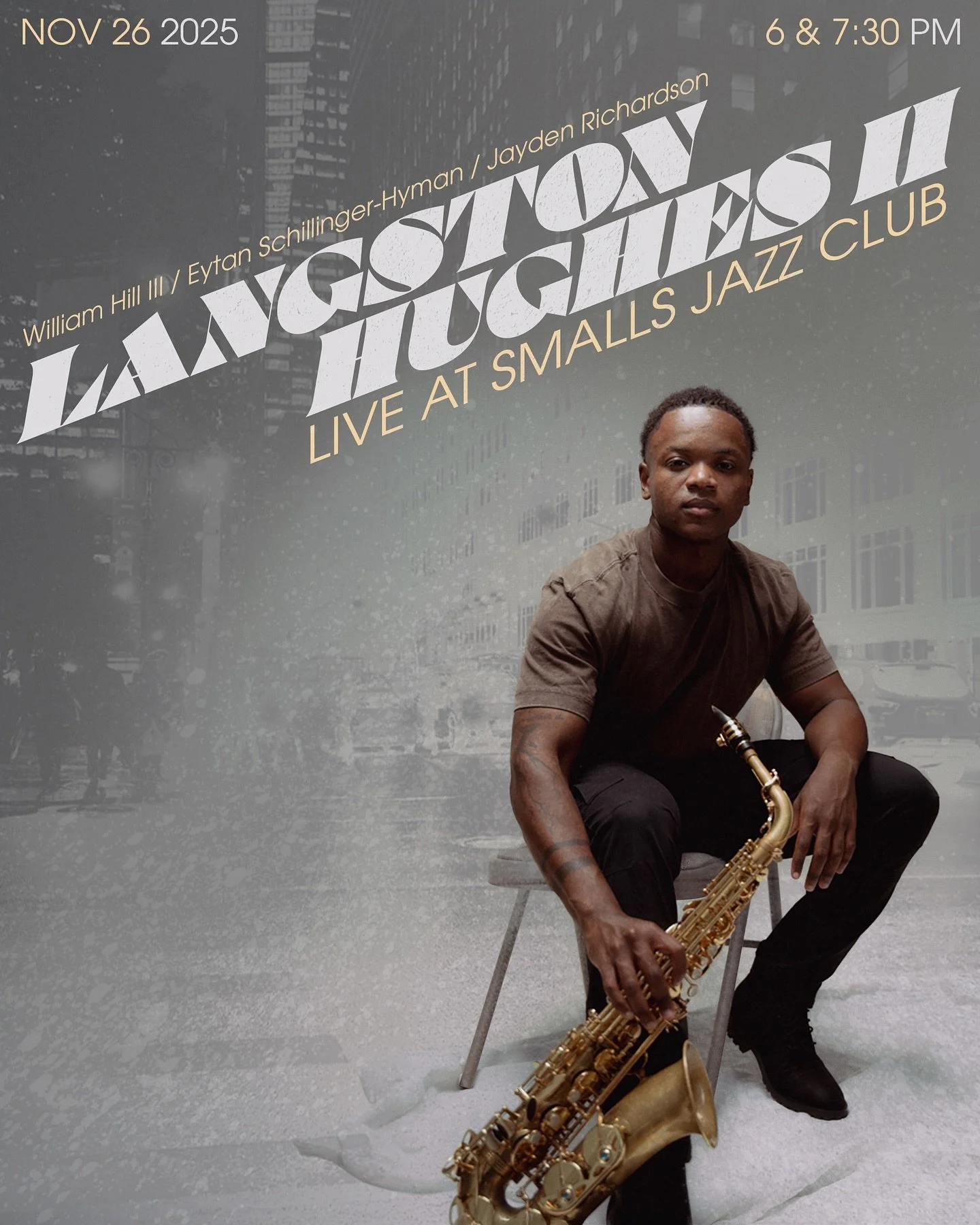 Looking forward to hitting NYC&rsquo;s @smallslive on Nov. 26th at 6p + 7:30p&hellip; Come through!! 🙌🏾

🎹@theewillhill3 
🎻@eytan.bass 
🥁@dontcallmejay 

Super excited to play this legendary space. Tickets in my bio.