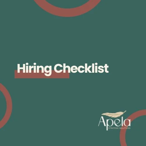 Hiring Checklist
