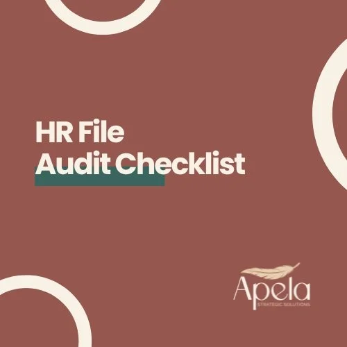 HR File Audit Checklist