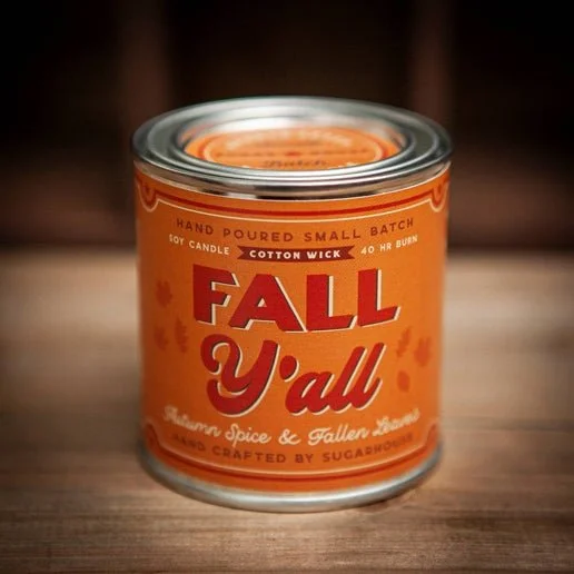 Fall Y'all Soy Paint Can Candle