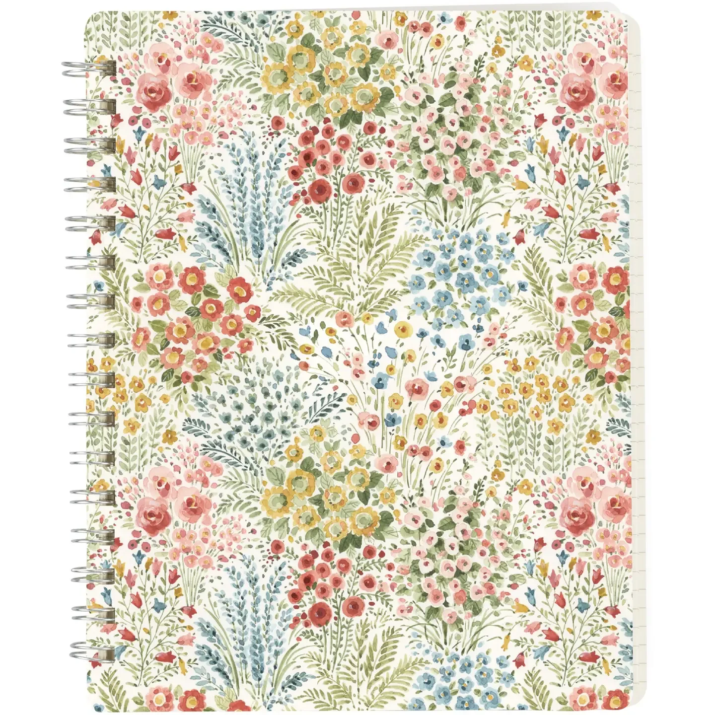 Mixed Floral Spiral Notebook