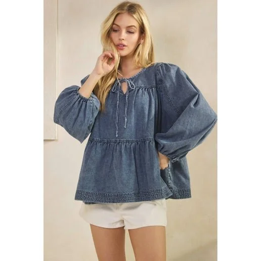 Denim Blouse