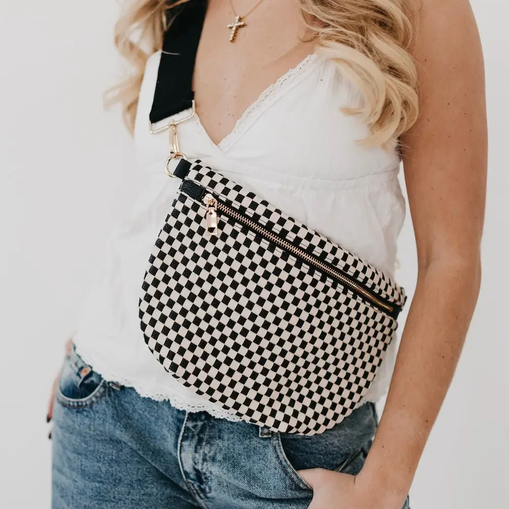 Westlyn Woven Bum Bag - NO STUDS