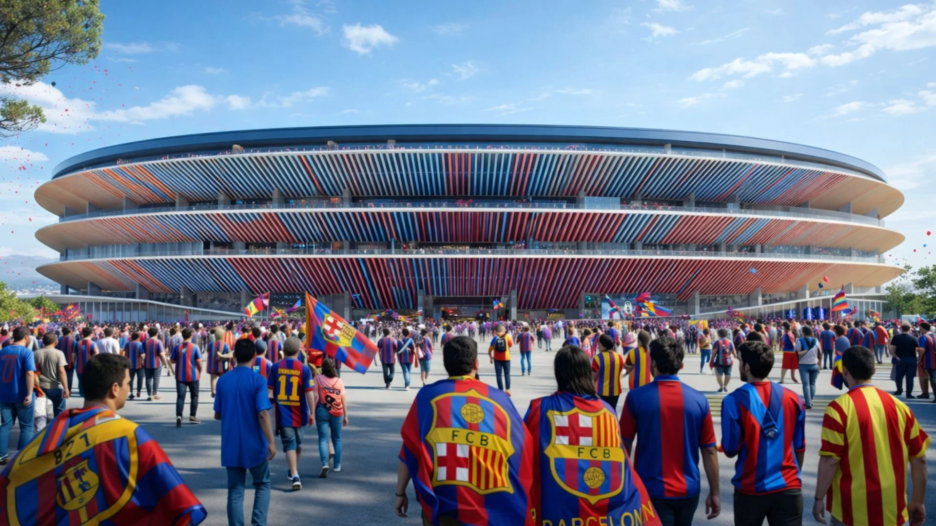 football match fc barcelona camp nou