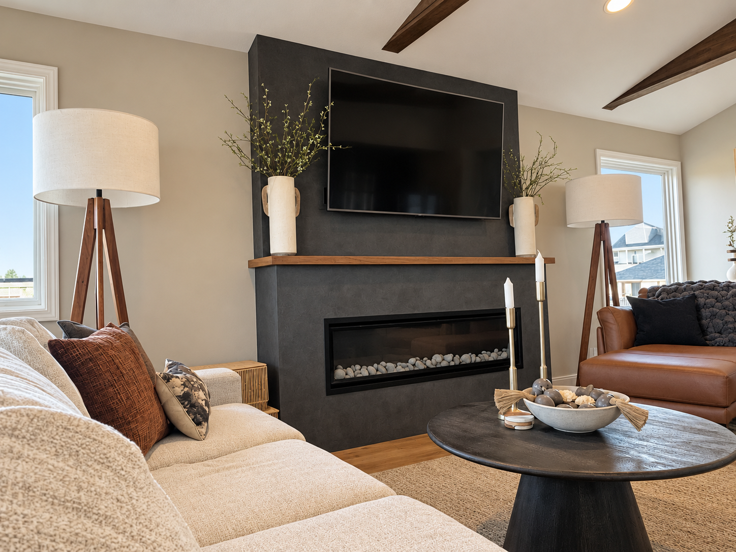 Fireplace Build With Living Room Design