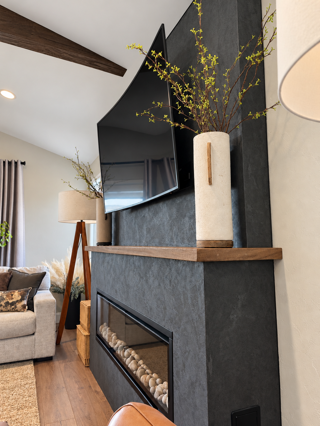 Fireplace Build With Living Room Design