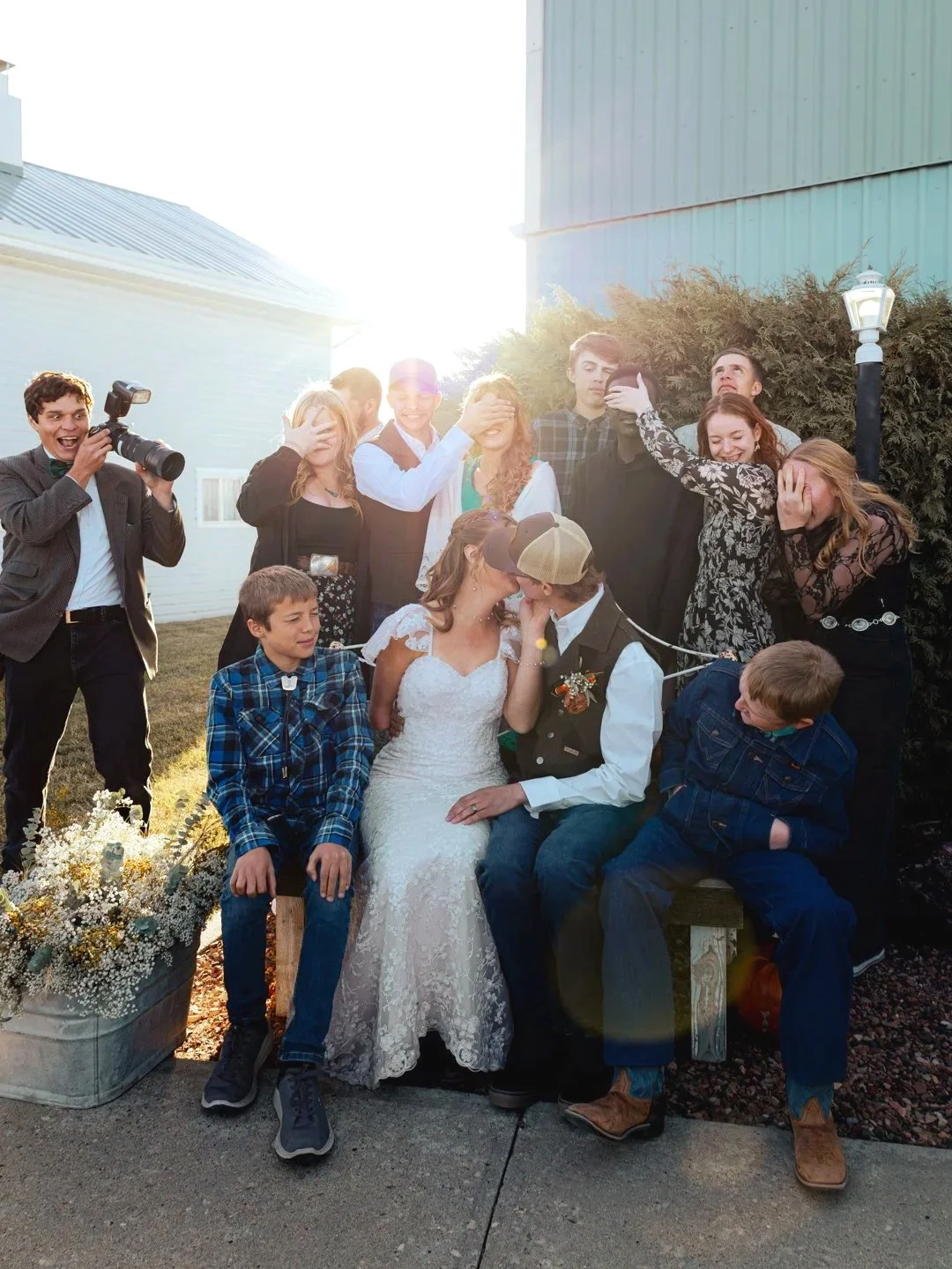 Best rustic farm wedding venue near Calgary Alberta | Top rated barn style wedding rental Central Alberta | Award winning farmhouse wedding Open Country Farm