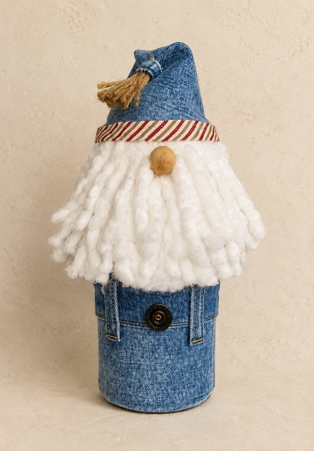 Rustic Denim Americana Gnome Decor