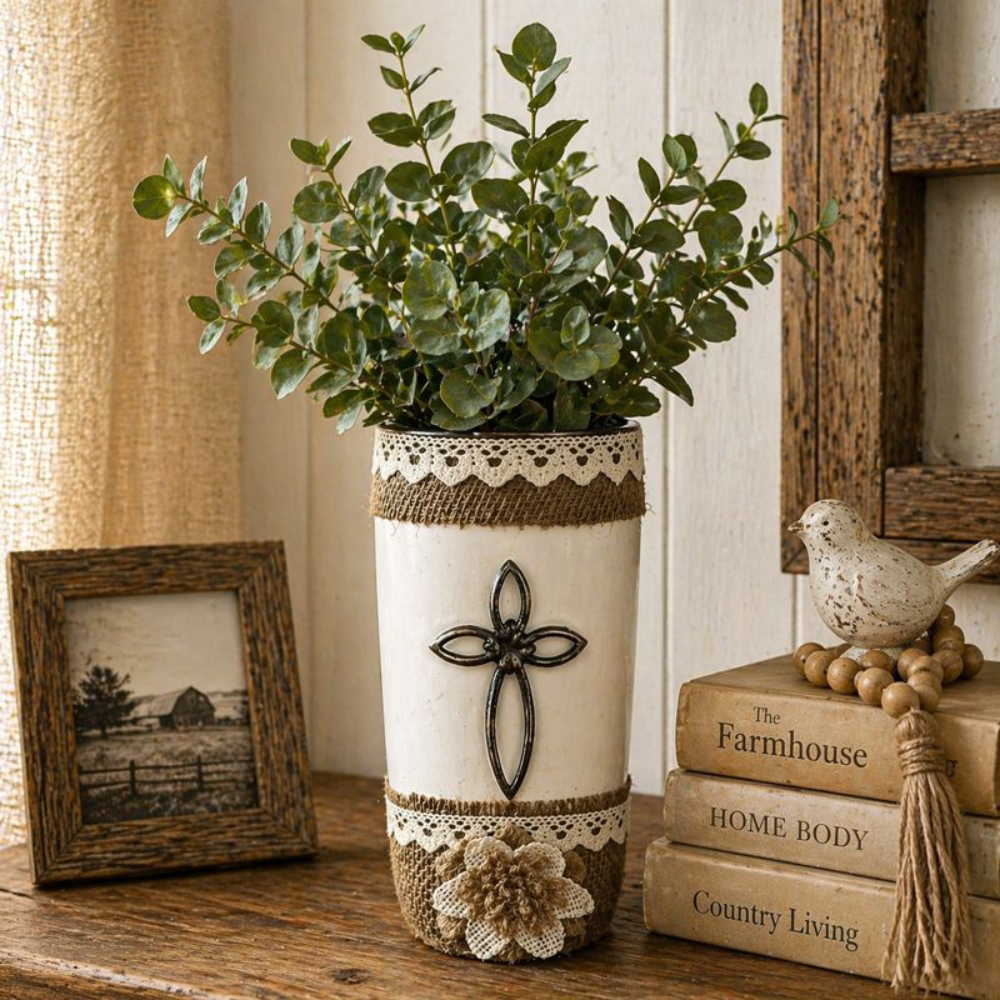 white vase with silver cross lifestyle.png