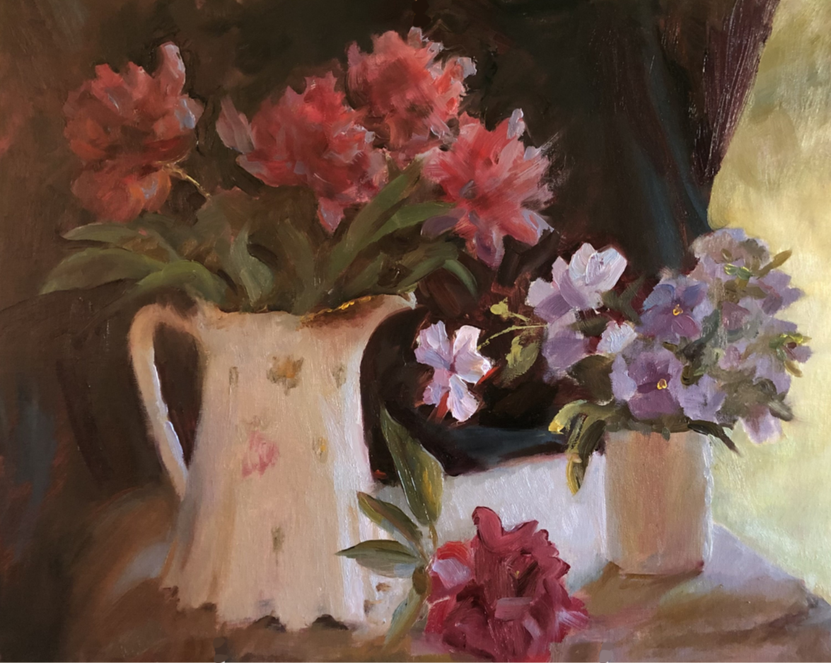 Peonies in Cool Light