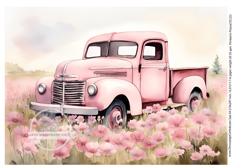 a4-the-pink-truck-rice-paper-dc-223-9828264.png