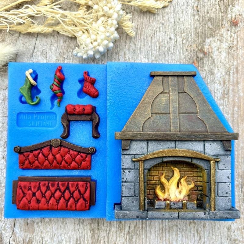 PRE-ORDER Christmas Fireplace