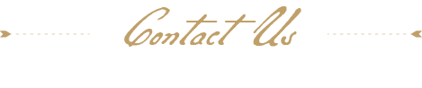 Text saying 'Contact Us' with decorative arrows on either side on a black background