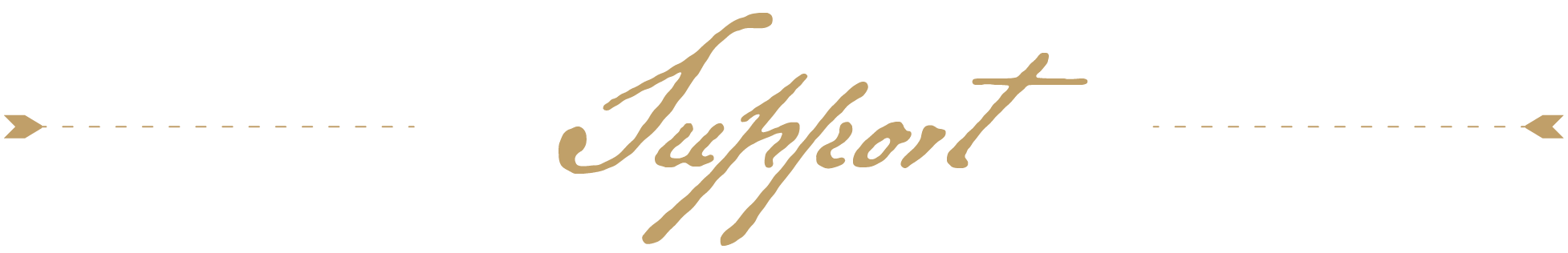Stylized text reading 'Typefont' with decorative arrows on either side.