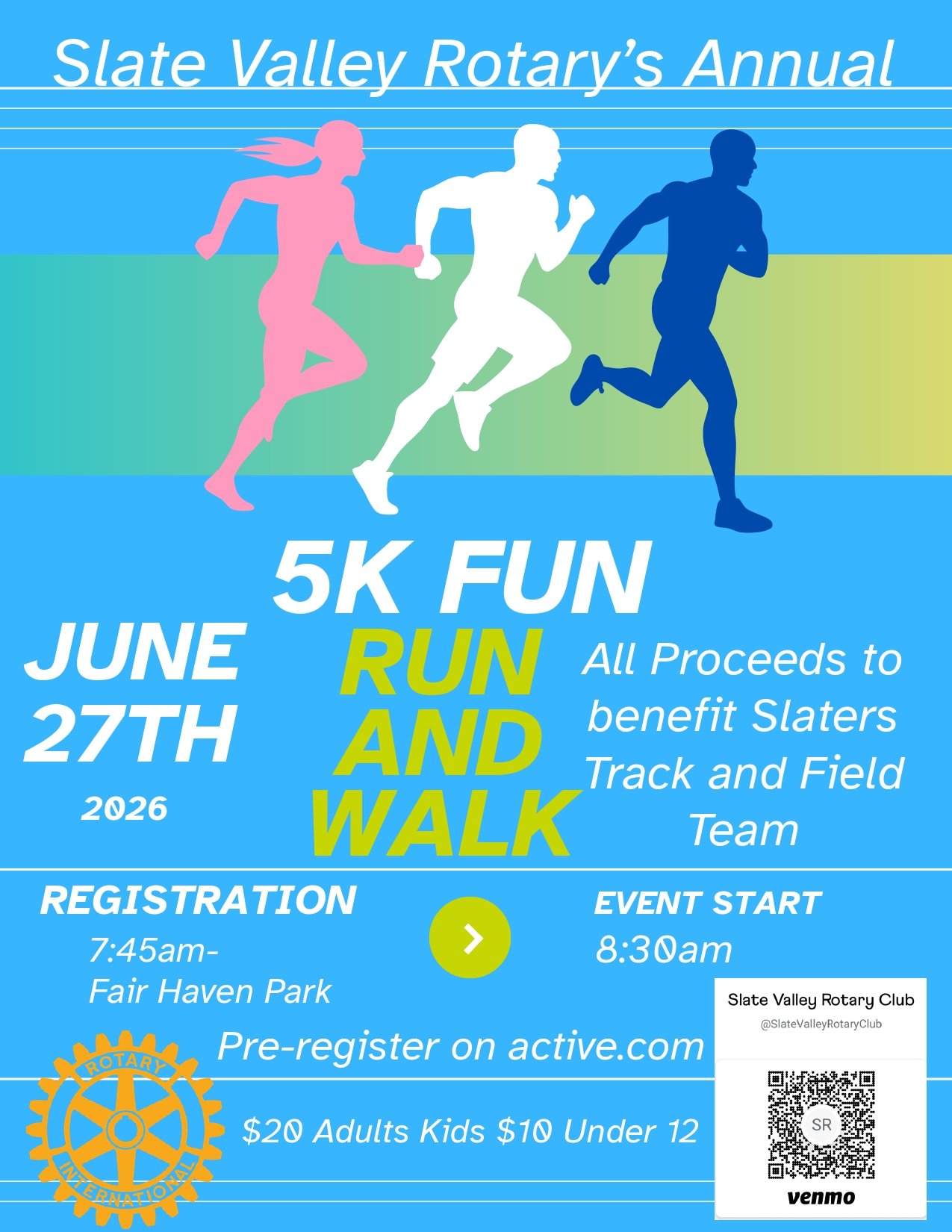 Slate Valley Rotary's Annual 5K