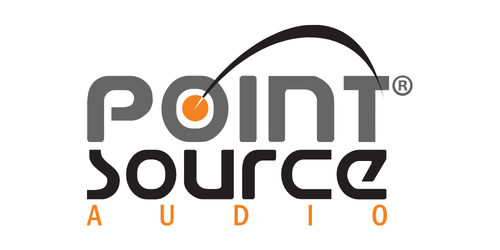 Point Source Audio logo with black and orange text.