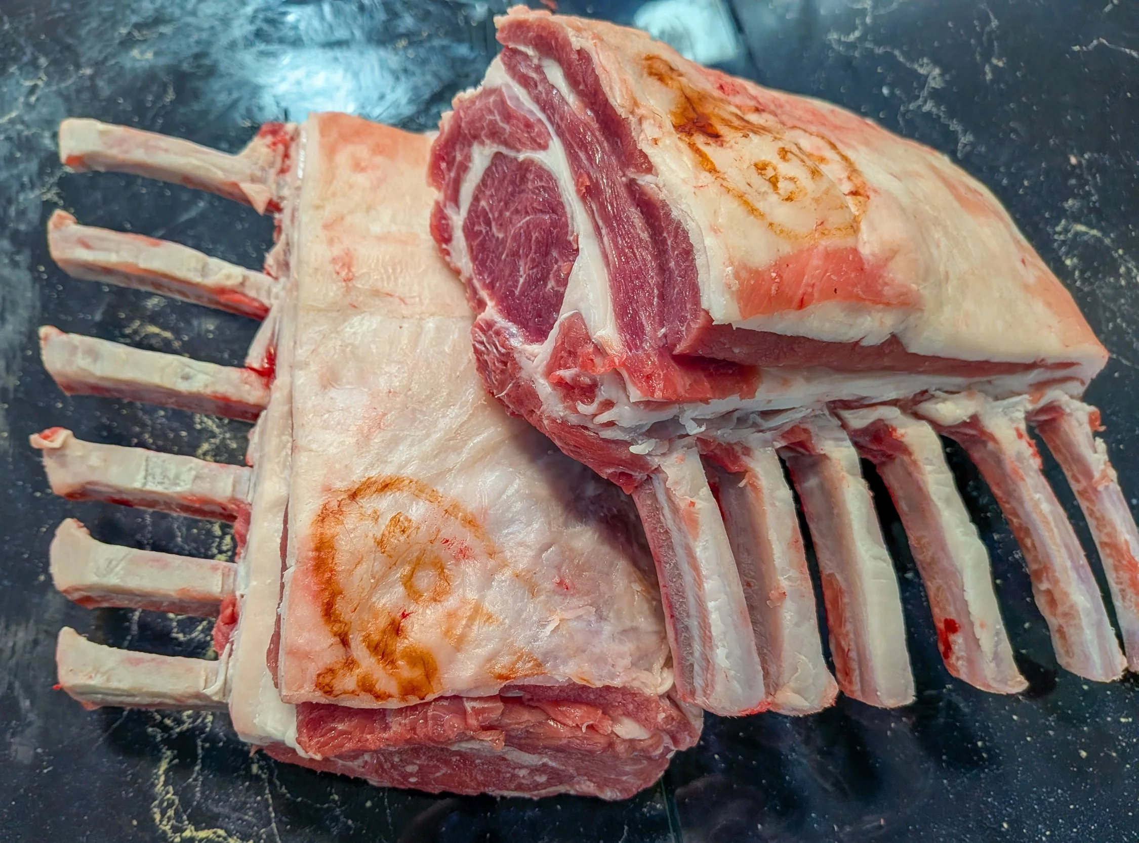 Best End of Lamb (Rack) - Quality Meats from Dickenson's of Fulham