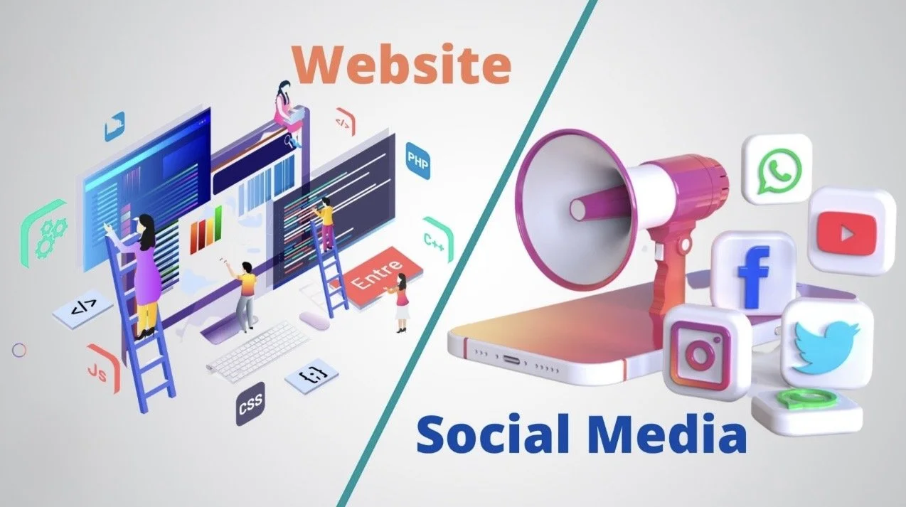 Web design plus Social Media Marketing