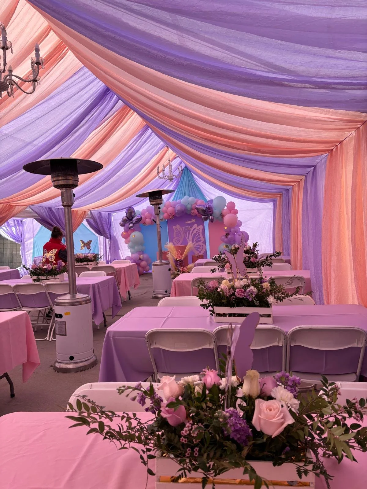 20x40 Canopy with Draping