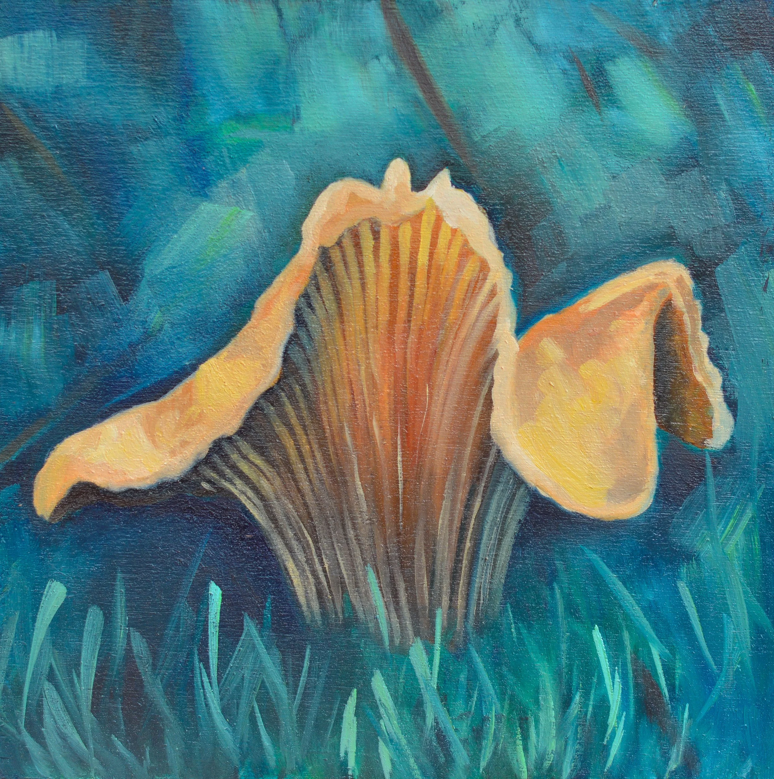 Imagine Gold | 8"8" | Oil on Birch Panel | SOLD