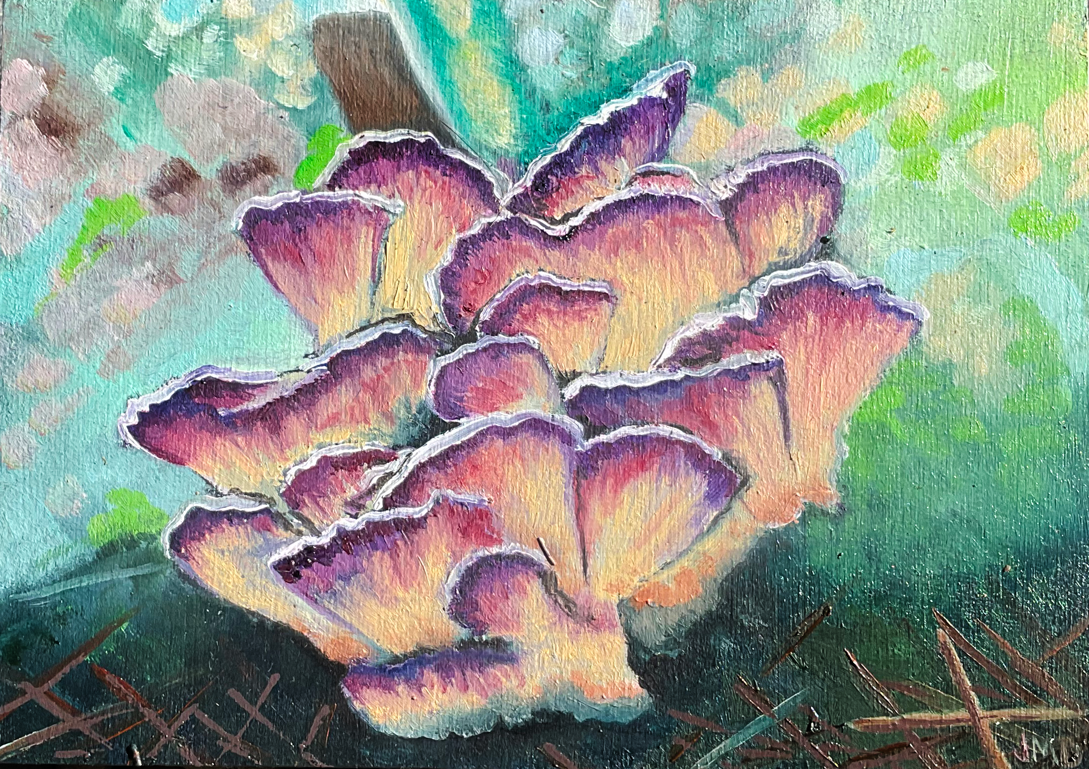 Forest Haze | 5"x7" | Oil on Birch Panel | SOLD