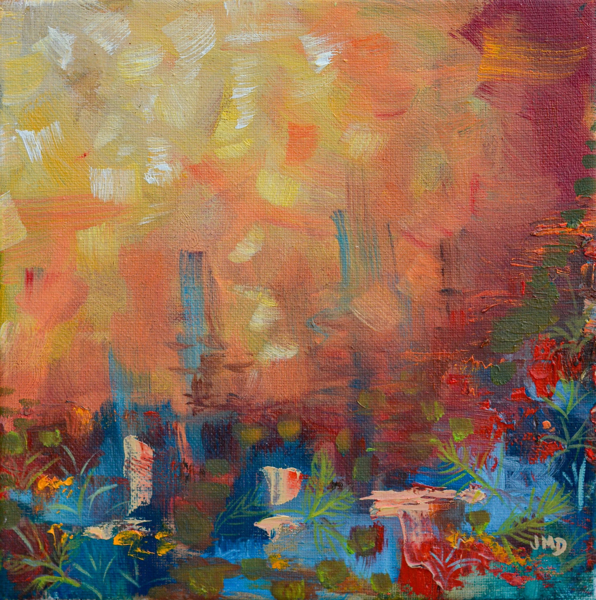 October | 8"x8" | Oil on Canvas | $150