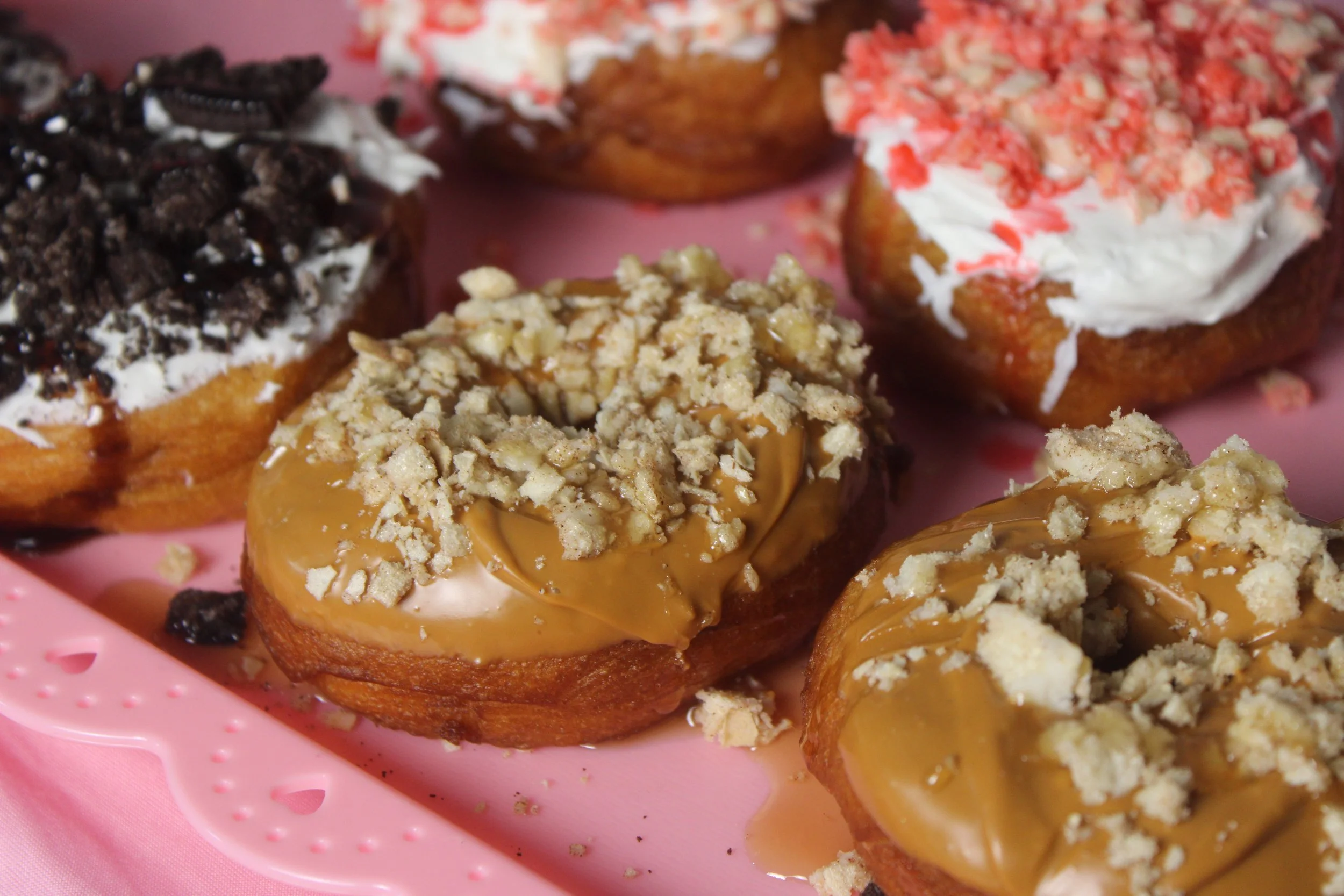 Golden Cinnamon Toast Donuts
