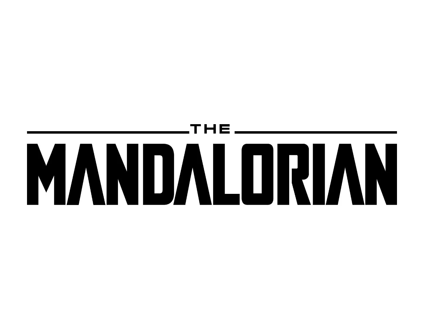The logo of the TV series 'The Mandalorian'