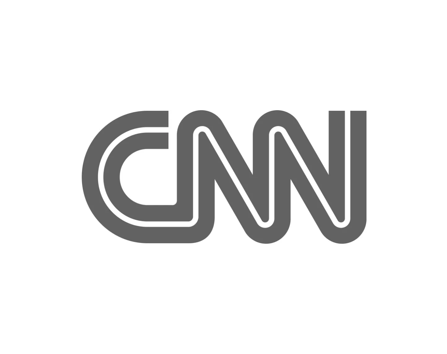 Black and white CNN logo
